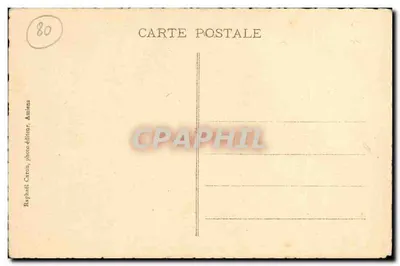Amiens - Katedra - Façada — Raphael Caron, wydawca, n°80 — Rewers