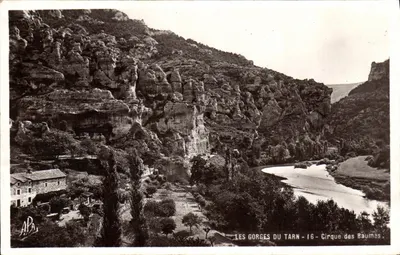 As Gorges do Tarn — Cirque das Baumas — Fototipia Tarnaise, POUX, Ald