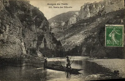 Gorges do Tarn — Saída dos Détroits — Editor não identificado, n° 261