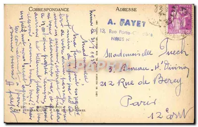 Widok panoramiczny — Les Deux Phares — wydawca: LEVY ET NEUROIS & CIE — Rewers