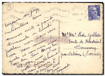 Widok mostu kolejowego w Saint-Raphaël — Wydawca: Côte d'Azur — Rewers