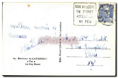 Cap Benat — Oaza wokół Lavandou — Wydawnictwo Pissot Librairie — Rewers