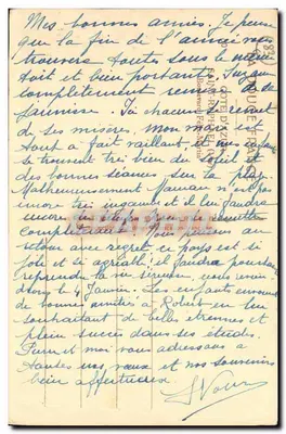 Promenada Palmiery w Cannes — widok portu i budynków — Yvon — Rewers