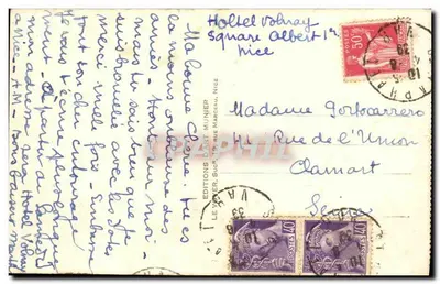 St-Raphaël (Var) — A Praia e B9 Félix Martin — Éditions Dait Munier, n°74 — Verso