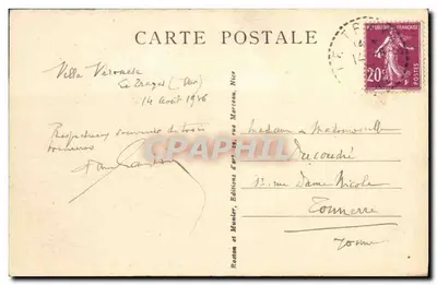 Corniche de l'Esterel — LE TRAYAS — Widok ogólny — RM — n°108 — Rewers