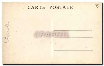 Porquerolles — O pin dos Piratas — editor não identificado, n° de série 83 — Verso