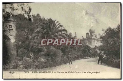 TAMARIS-SUR-MER — Castelo de Michel-Pacha — Uma avenida principal — Editora ELD, n° 2629