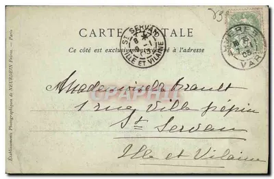 Hyères-les-Palmiers — L'Abside de l'Église Saint-Paul — F. Chamboutlier, n°50 — Achterkant