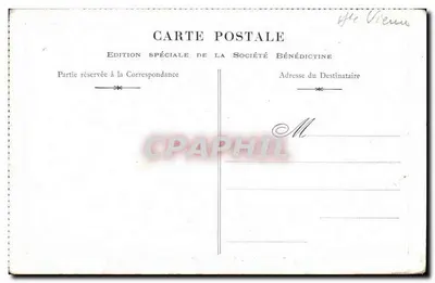 A Bénédictine — Museu, Sala da Renascença — Edição Especial da Sociedade Bénédictine — Verso