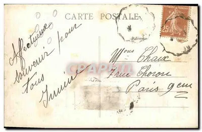 St-Yrieix (Hte-Vienne) — A Loue no Molino da Louve e a Rocha — Editor desconhecido, n° 43 — Verso