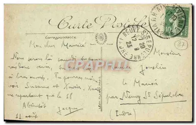 Limoges — Katedra św. Piotra — Lévy Fils Paris — Rewers
