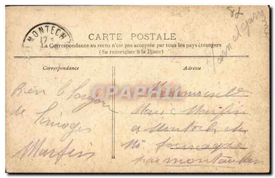 LIMOGES -- Vista Panorâmica — Brevet L.D.F. C.T.L. n°106 — Verso