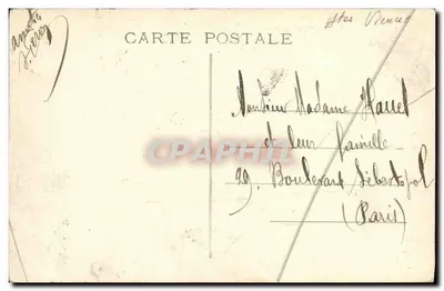 Limoges - Plac i Statua Jourdana — wydawca Limoges, nr 13 — Rewers