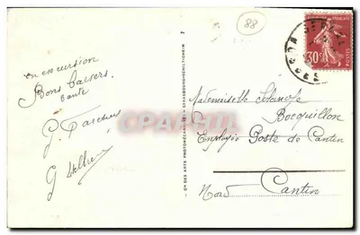 Jezioro Longemer i Hohneck — Gérardmer — n°54 — wydawca CH DES ARTS PHOTONÉCANE — Rewers