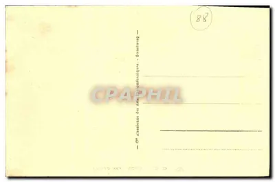 Gérardmer - Most Miłosierdzia — widok mostu drewnianego nad zamarzniętym strumieniem, n°43 — Rewers