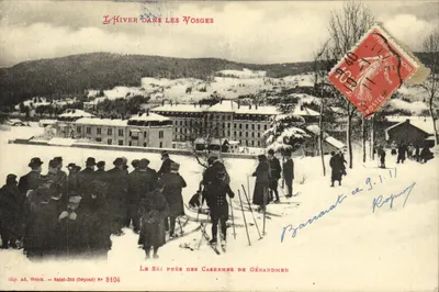 Kış Vosgelerinde — Gérardmer'de Kar Kullanımı — Ad. Weick, Saint-Dié, N° 8104