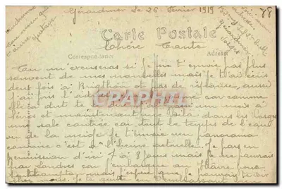 Gérardmer — Widok z Rayée — ND. Fot. — Rewers