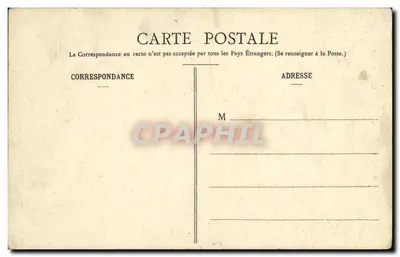 Hôtel de Ville i ogrody w Montargis — Loiret — Éditions Valore — Rewers