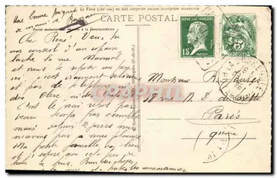 Le Mont Dore - Vue générale - Le Capucin et le Funiculaire - g.d'o. - 1411 — Verso