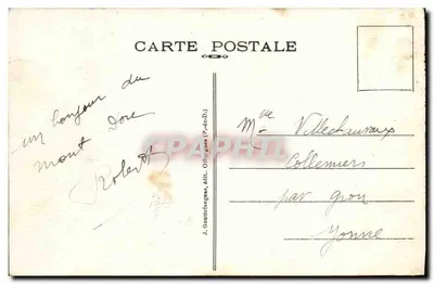 O Mont-Dore — Vista geral — G. D'O - 1410 — Verso