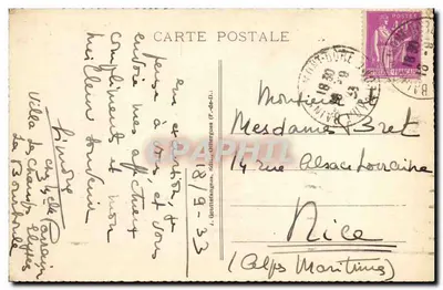 Le Mont-Dore — Algemene uitzicht — J. Gouttefangea, uitgever, nr. 1409 — Achterkant