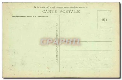 Le Mont-Dore — Ogólny widok z Roc de Cuzeau — J. Goulttefanges, wydawca, nr 1418 — Rewers