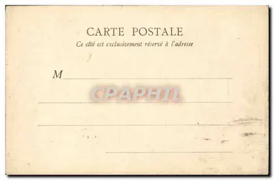 Mont-Dore — Cachoeira do Plat-à-Barbe — B. F., Paris — Verso