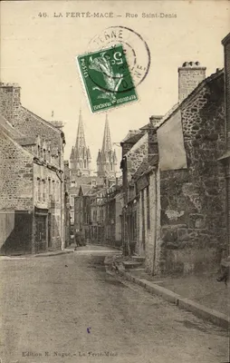 La Ferté-Macé — Rue Saint-Denis — Edição E. Nugue