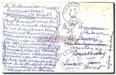 Castillo de la Prieure — Courtenay (Orne) — editor desconocido — Reverso