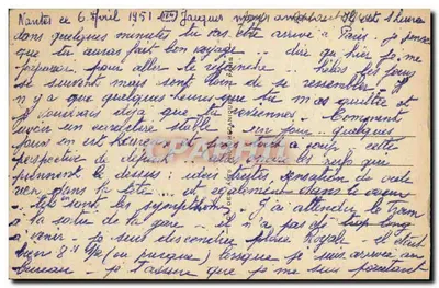 Biarritz — Golvend effect bij het Oude Haven — Onbekende uitgever, serie-nummer 61 — Achterkant