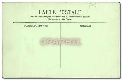 Biarritz — Port pływaków i Kościół św. Eugenii — LL. n°120 — Rewers
