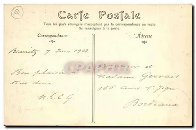 La Côte d'Argent — Het Casino Bellevue — Uitgever: Carré — Achterkant