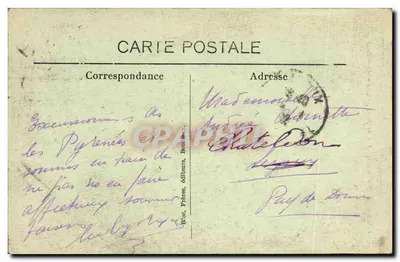 Biarritz (Côte Basque) — Profiel van de Kust — BR - 4461 — Achterkant