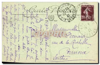 Biarritz — Ogólny widok plaży — LL. n°250 — Rewers