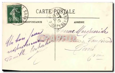 Blarritz — Il Rocher della Vergine — LL. n°11 — Verso