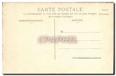 Intérieur de l'Église — Église Saint-Jean de Luz — éditeur R.&J. D. n° 10627 — Verso