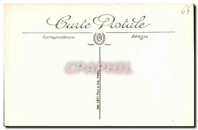 Hendaye — Pôr do sol sobre a Eidassoa — LL, n°48 — Verso