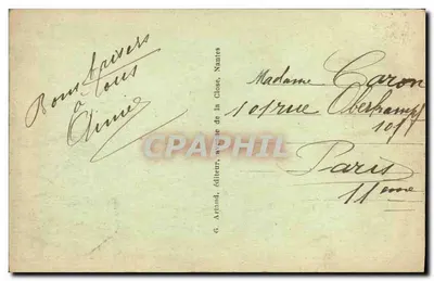 Hendaye - Os Rochos dos Gêmeos (costa) — G. Arlaud, editor, Nantes — n°12 — Verso