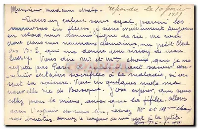CAMBO-les-BAINS (Basses-Pyrénées) — Pousada Villa JEANNE — Telefone 79 — Verso
