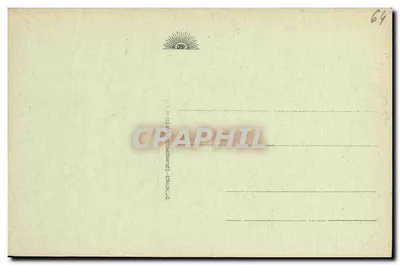 Bayonne - A Catedral e o Claustro — Bilhete postal antigo n°59, editor Cal — Verso