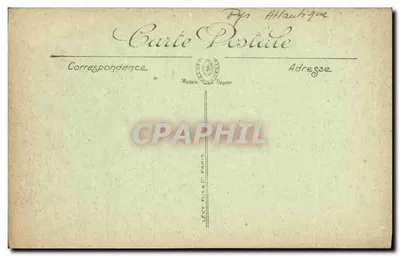 Bayonne — Ruïnes van het Kasteel van Maracq waar Napoleon I verblijf had — LL. — N° 119 — Achterkant