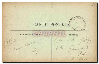 Bayonne - La Barre de l'Adour par gros temps — Fototypia Marcel Delboux, n°172 — Rewers