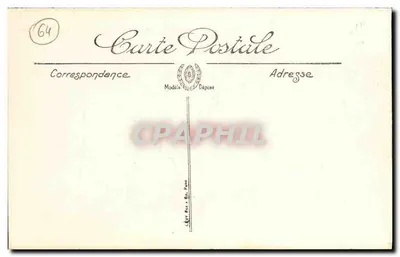 Bayona — Ruinas del Castillo de Maracq donde se alojó Napoleón I — Selecta — Reverso