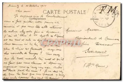 Biarritz — De Boulevard des Tamaris en het Tunnel — Uitgever EDP, n°21 — Achterkant