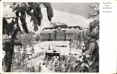 Suvretta-haus no inverno — St. Moritz
