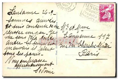 Zamek Chillon i Dents du Midi — Fot. Wyd. Santini, nr 903B — Rewers