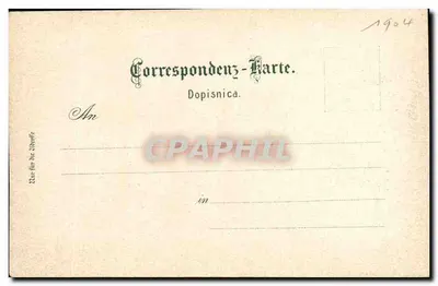 Jajce — wodospad — wydawca Albert Thier, Sarajevo, n° 7099 — Rewers