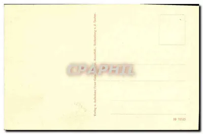 Rothenburg o.d.Tauber — Faule Turm, editor Ernst Gekk, n° 70585 — Verso