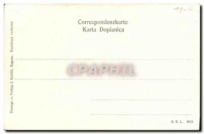 Dubrownik - Ragusa - Vechia Formacia Francescana — Fotografia J. Kulišić, Ragusa — Rewers