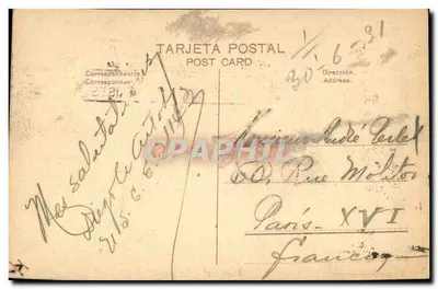 Malecón — Cuba — éditeur inconnu, n°4 — Verso